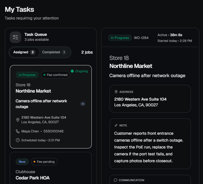 Perimeter My Tasks product preview